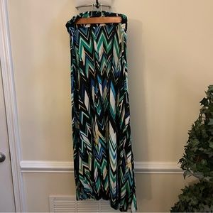 Chevron Maxi Skirt